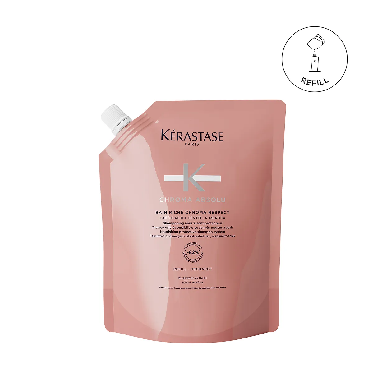 Chroma Absolu Bain Riche Chroma Respect Shampoo Refill for Normal to Thick Colored Hair