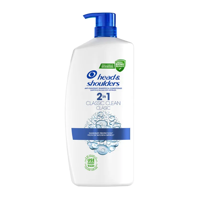 Classic Clean Anti-Dandruff 2In1 Shampoo & Conditioner, Up To 100% Dandruff-Free