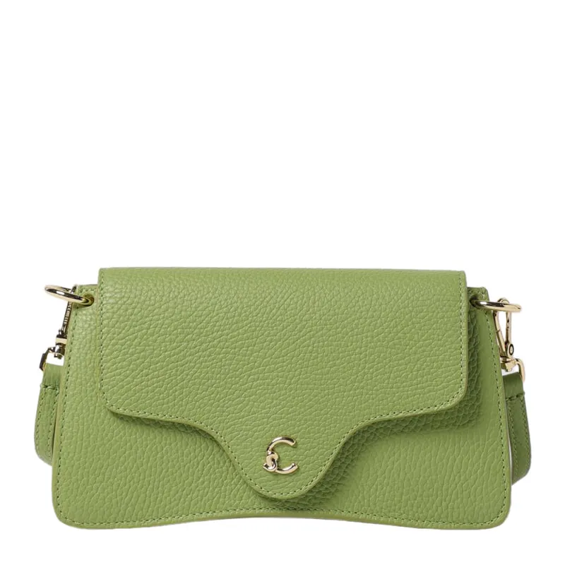 Womens leather clutch bag