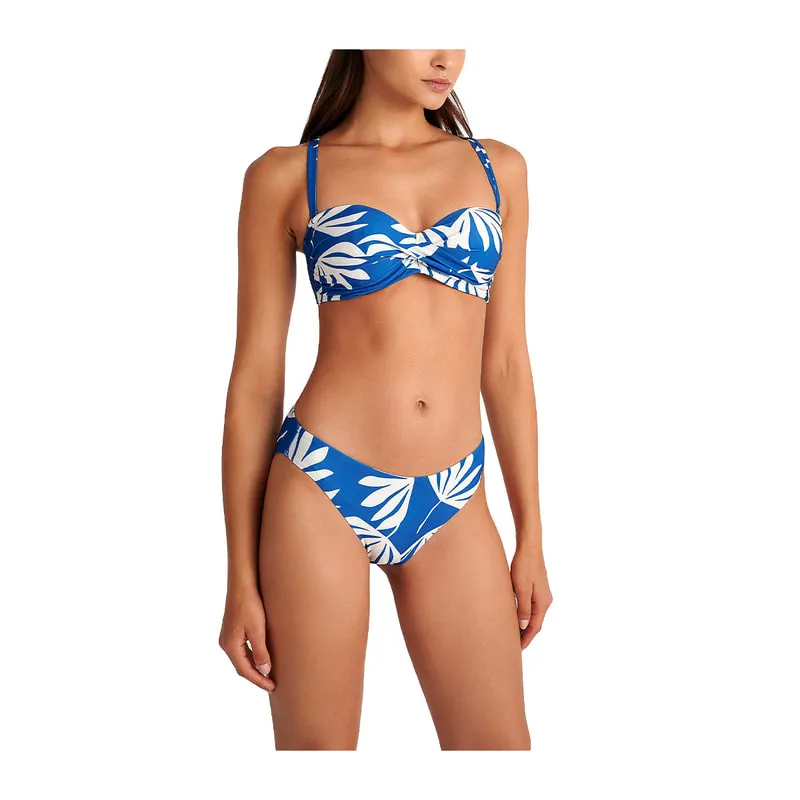 Coco Leaf printed hipster bikini slip