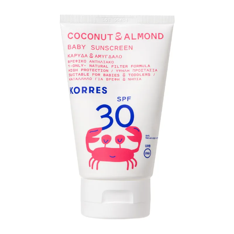 Coconut & Almond SPF30 Baby Sunscreen Face & Body