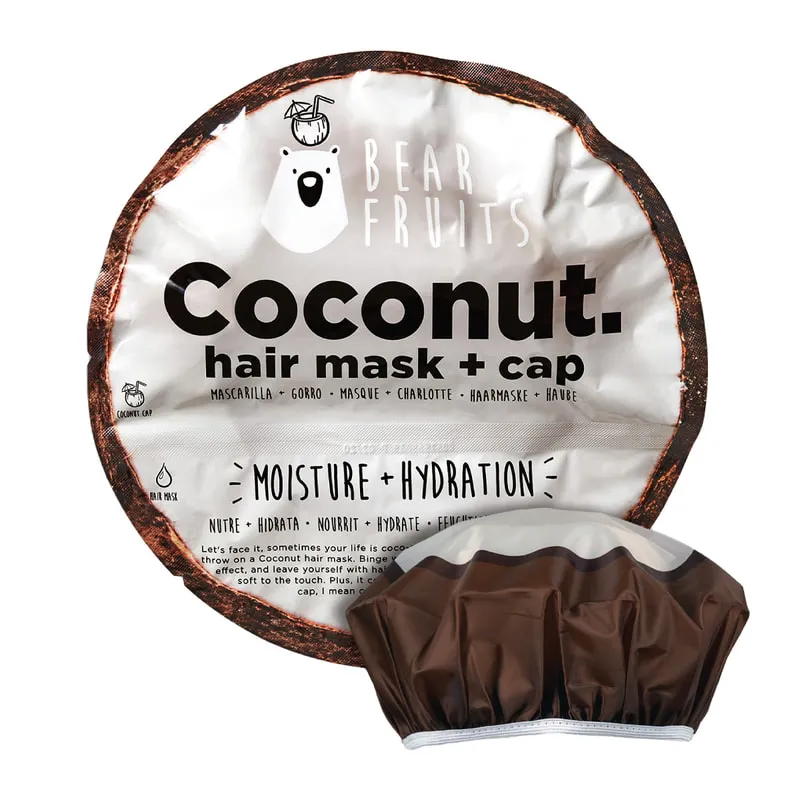 Coconut Moisture Hair Mask and Cap