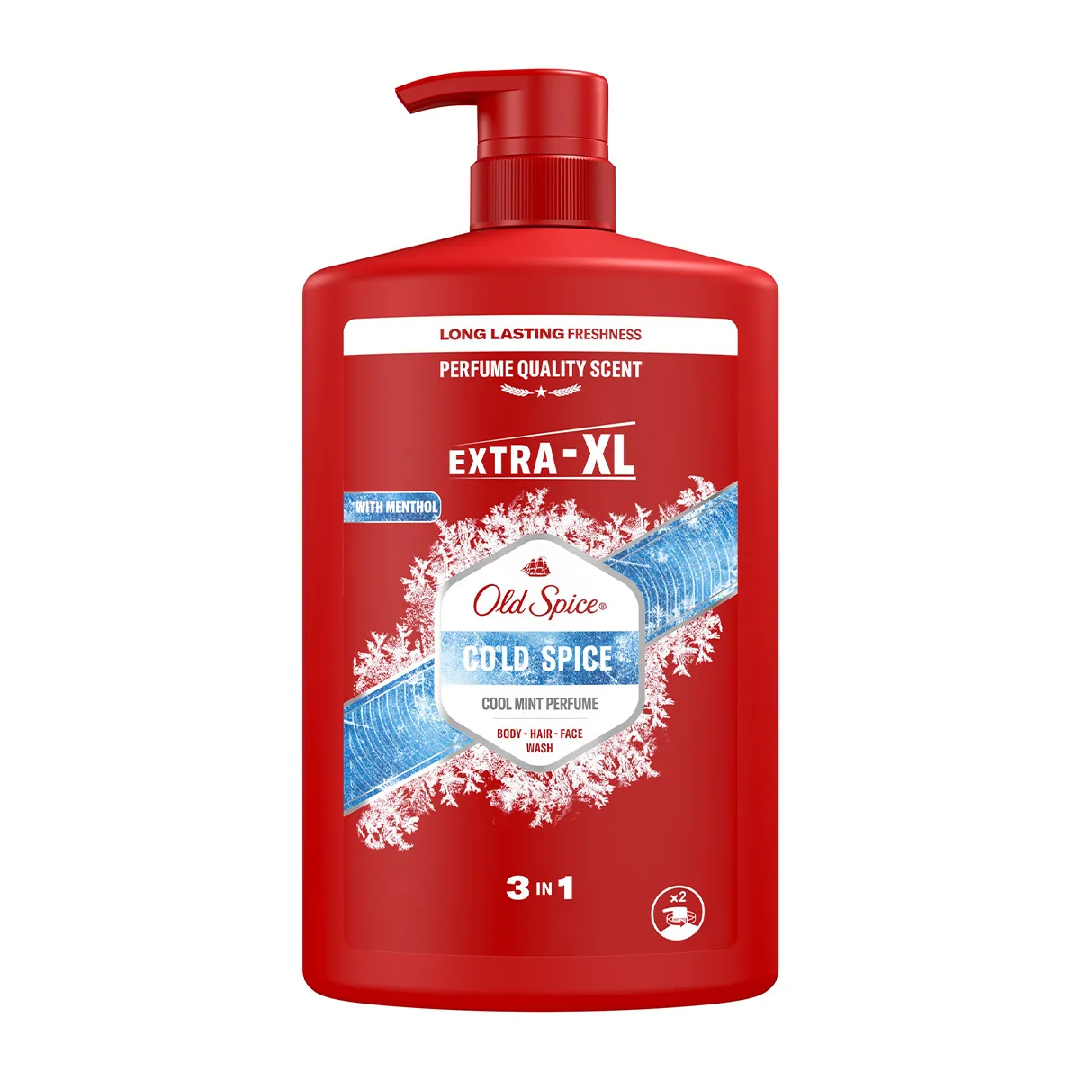 Cold Spice Men’s 3-In-1 Wash Shower Gel & Shampoo