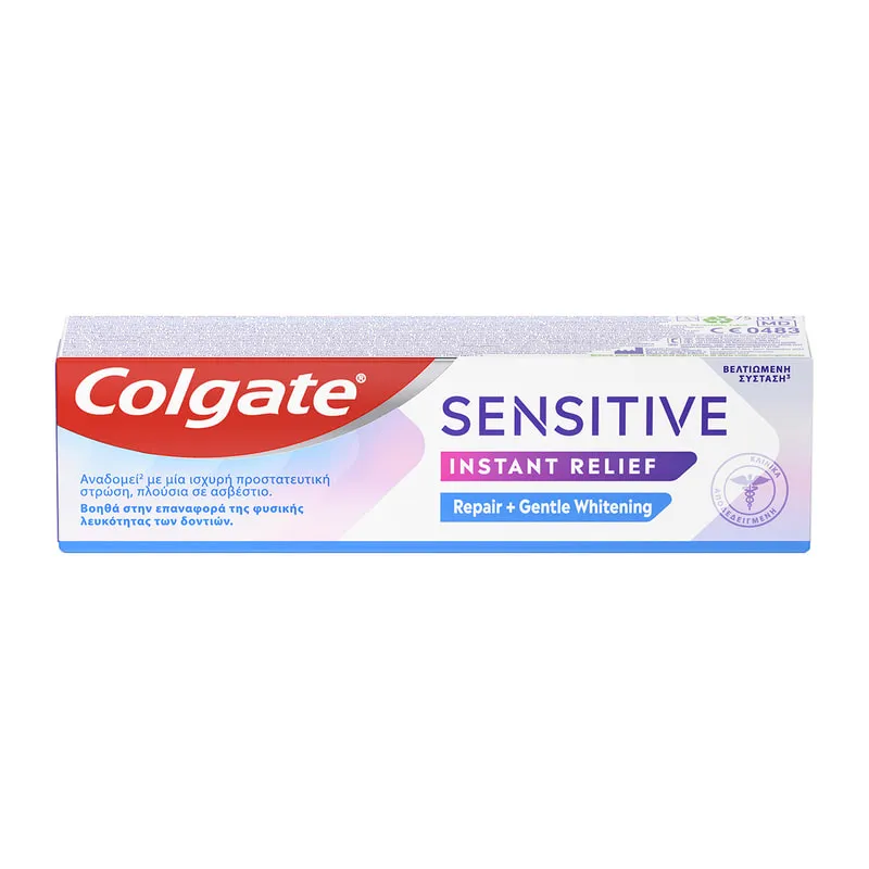 Οδοντόκρεμα Colgate Sensitive Instant Relief Gentle Whitening