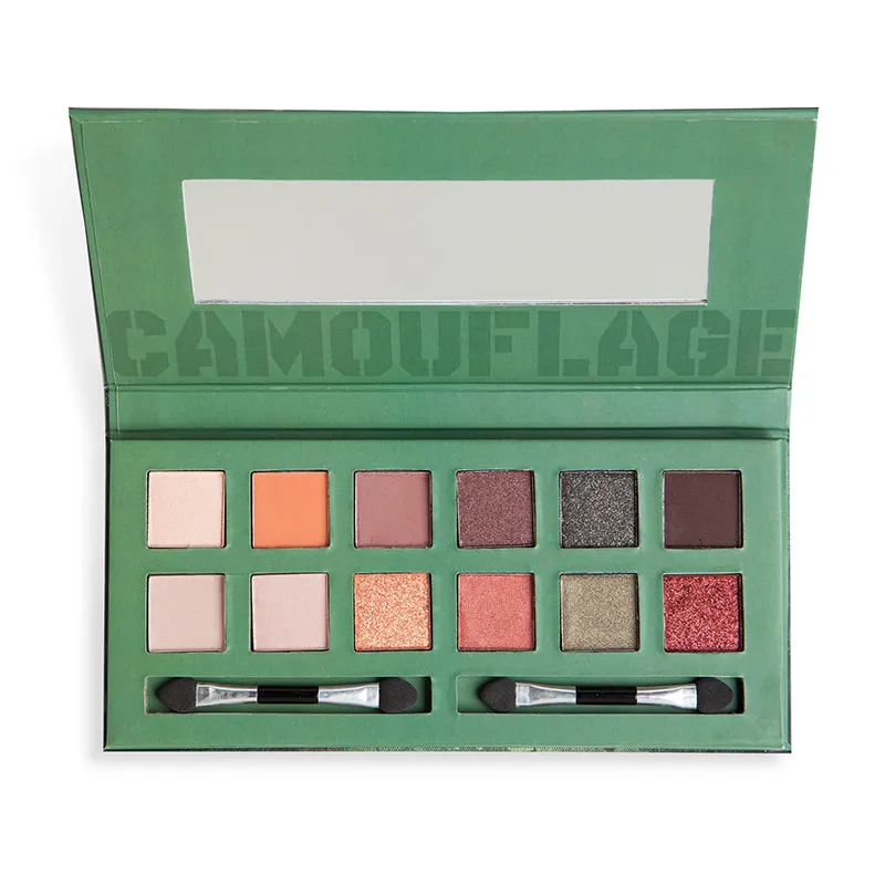Color Magic Studio Camouflage Eyeshadow Palette 12 Colors