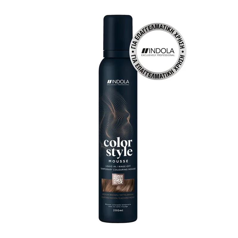 Color Style Mousse  Medium Brown