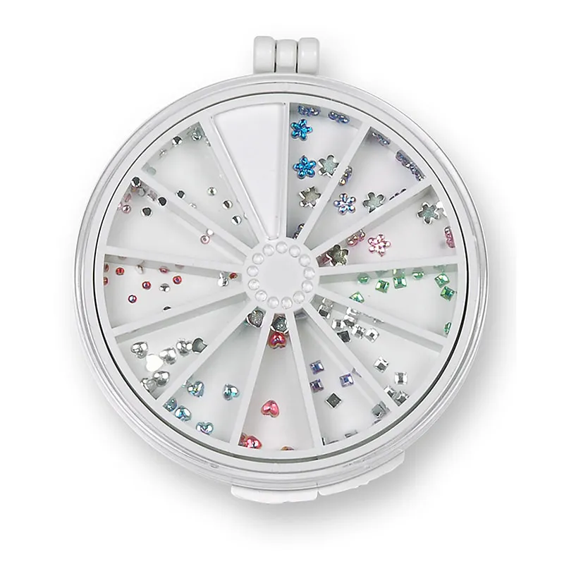 Colorful Nail Rhinestones in Carousel 04