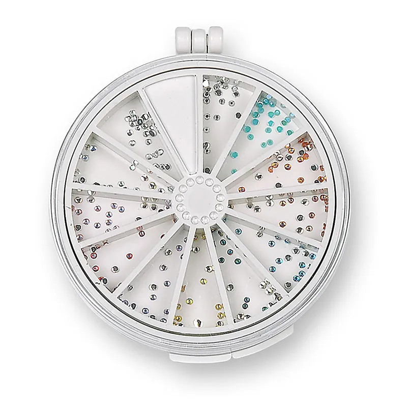 Colorful Nail Rhinestones in Carousel