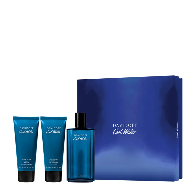 Cool Water Eau De Toilette & Shower Gel & After Shave Balm