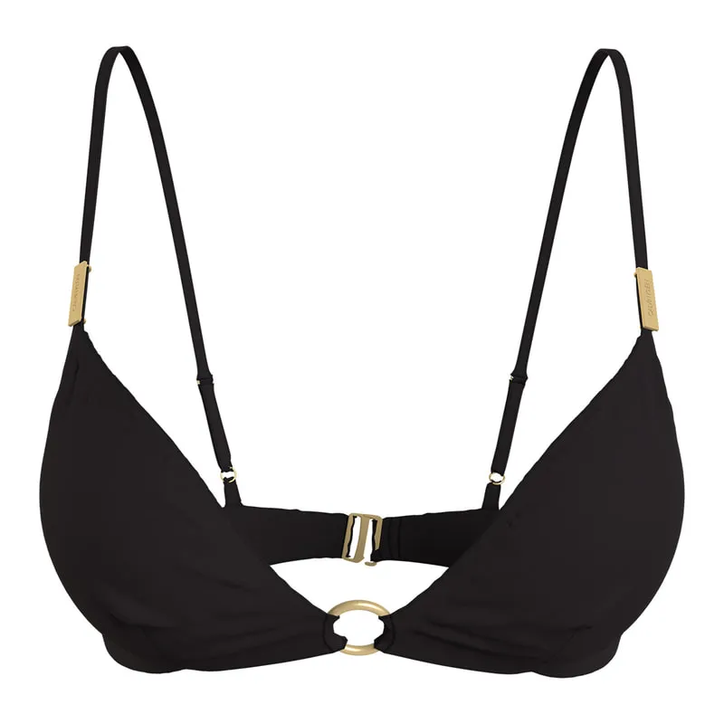 Core solids moulded triangle bikini top