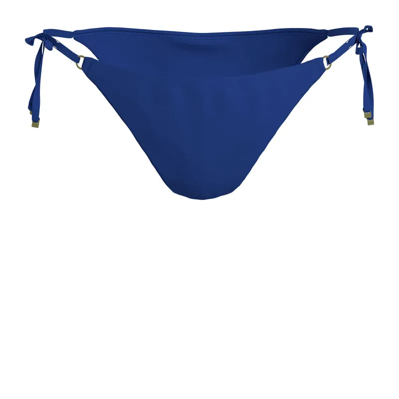 Core solids tie side bikini bottoms