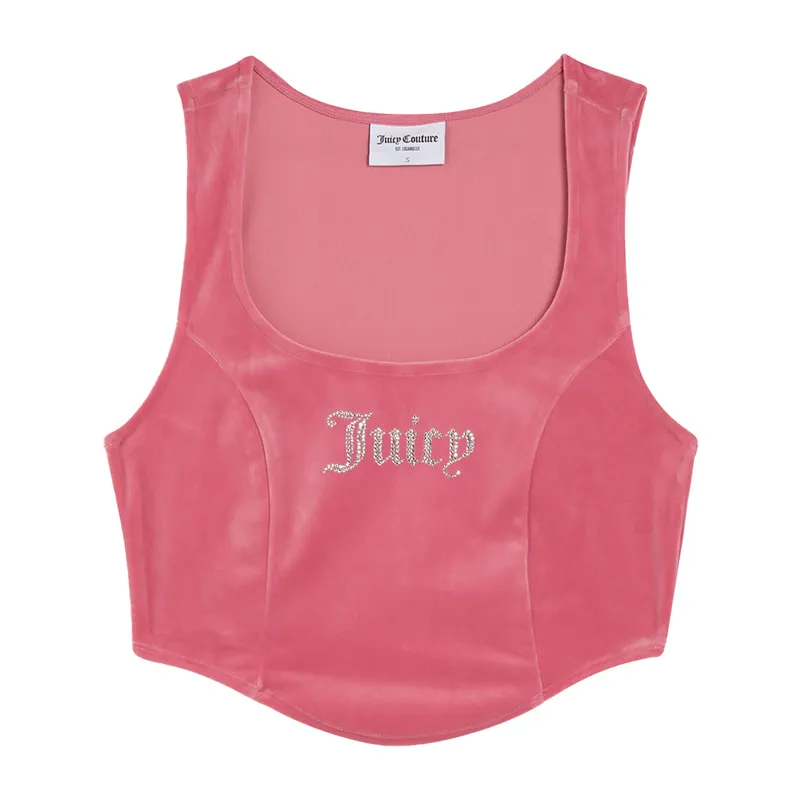 Τοπ corset με στρας