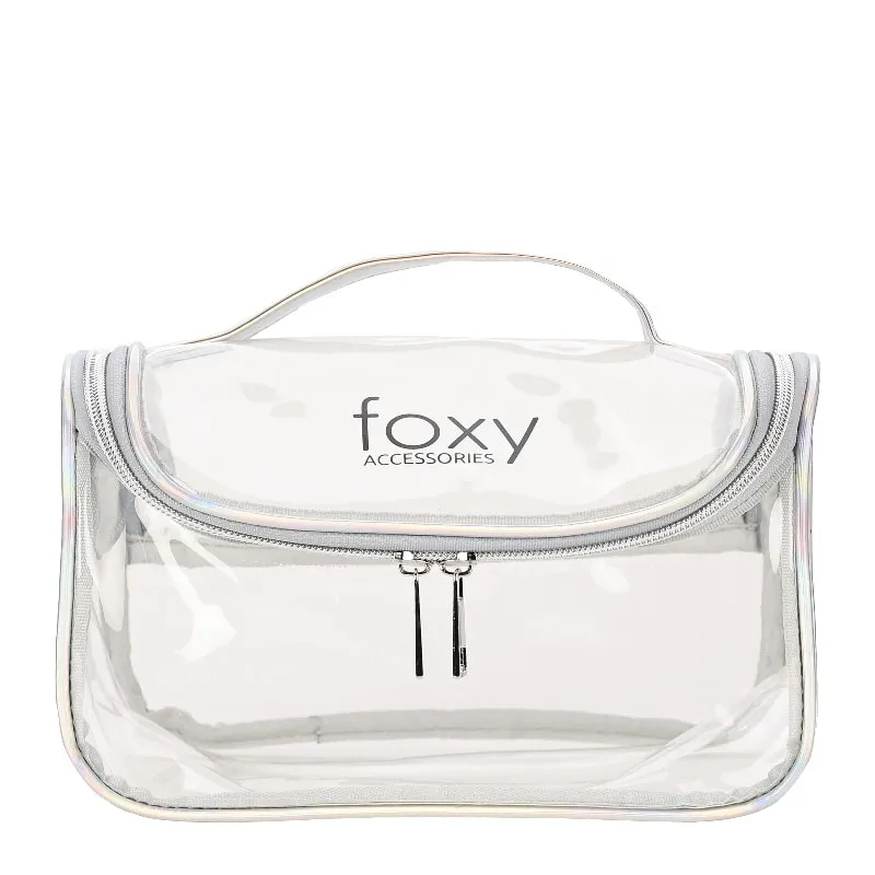 Cosmetic Bag Holo Silver