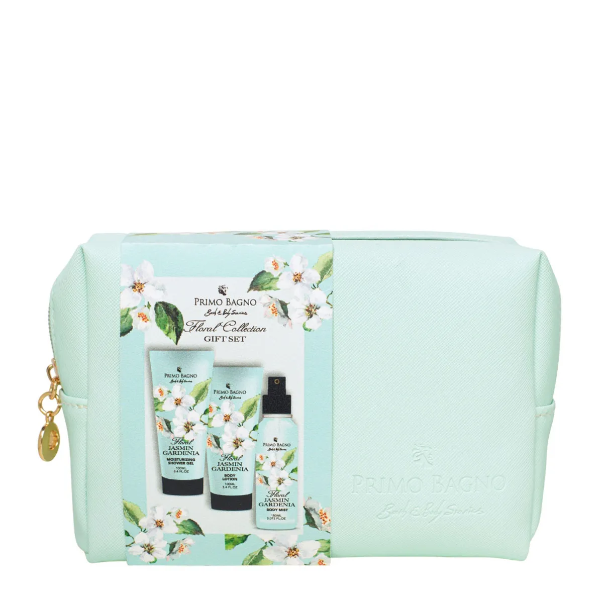 Cosmetic Bag Jasmine Gardenia Floral Gift Set