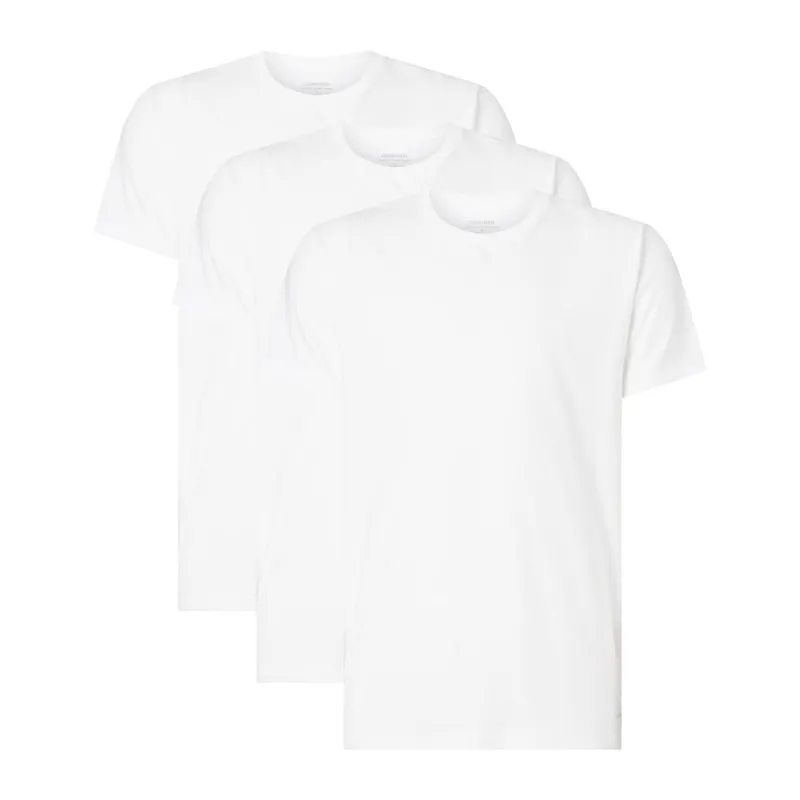 Cotton classics t-shirt κοντομάνικο κλειστή λαιμόκοψη 3 pack