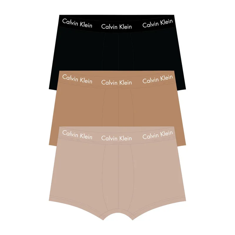 Cotton Stretch μπόξερ χαμηλόμεσα 3 pack