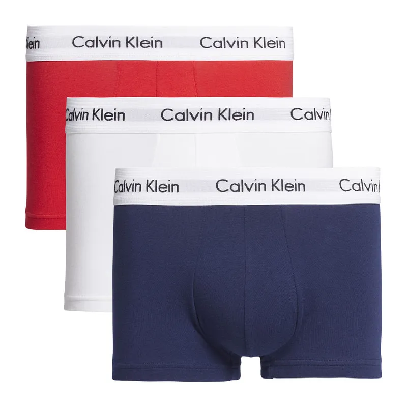 Cotton Stretch low rise trunks 3 pack