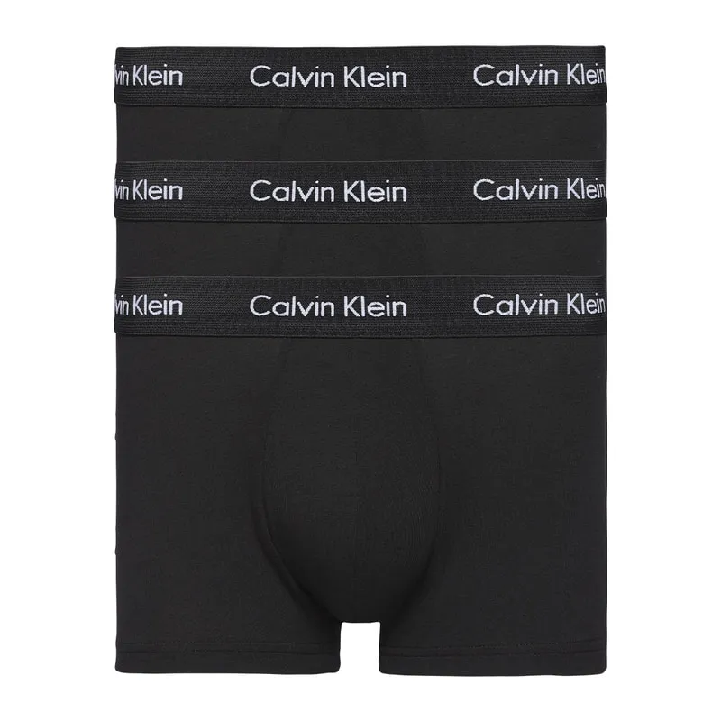 Cotton Stretch low rise trunks 3 pack