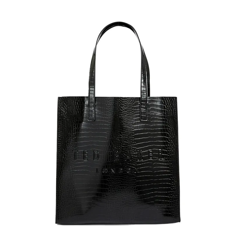 Large croc shopper bag