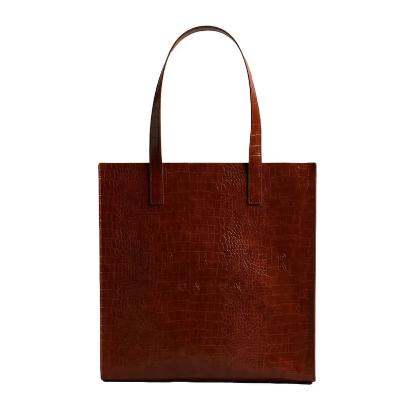 Large croc shopper bag