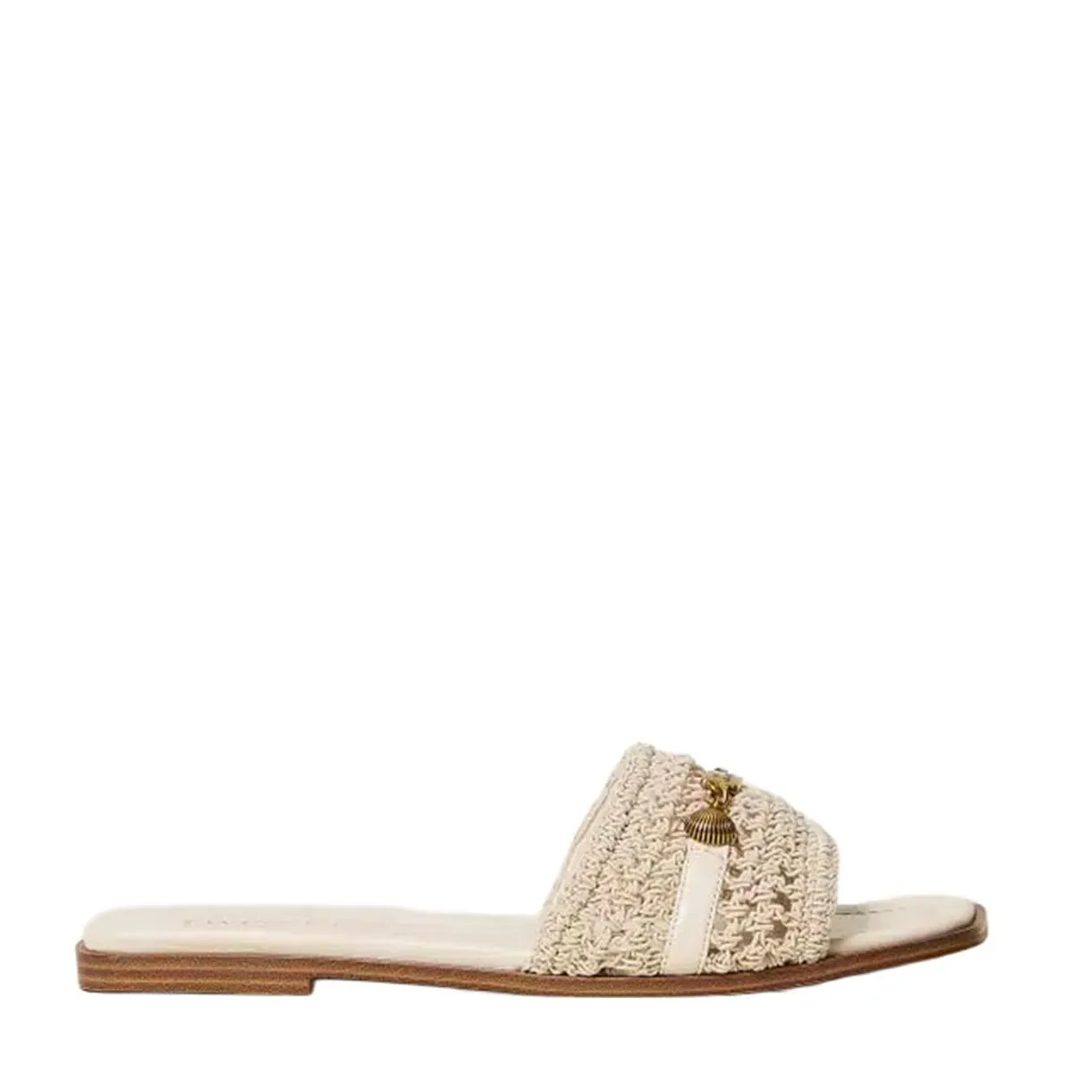 Women's crochet slides