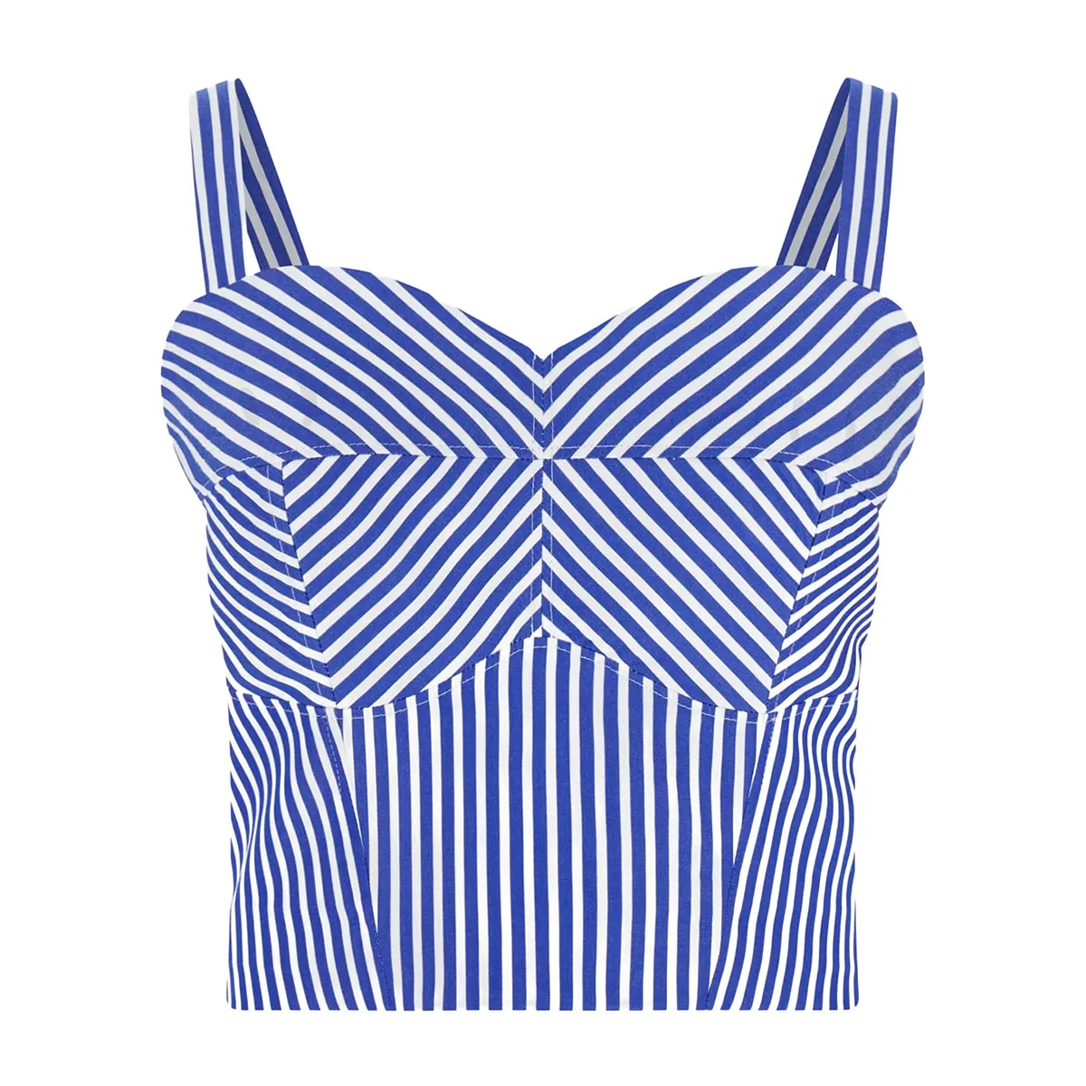 Striped crop top