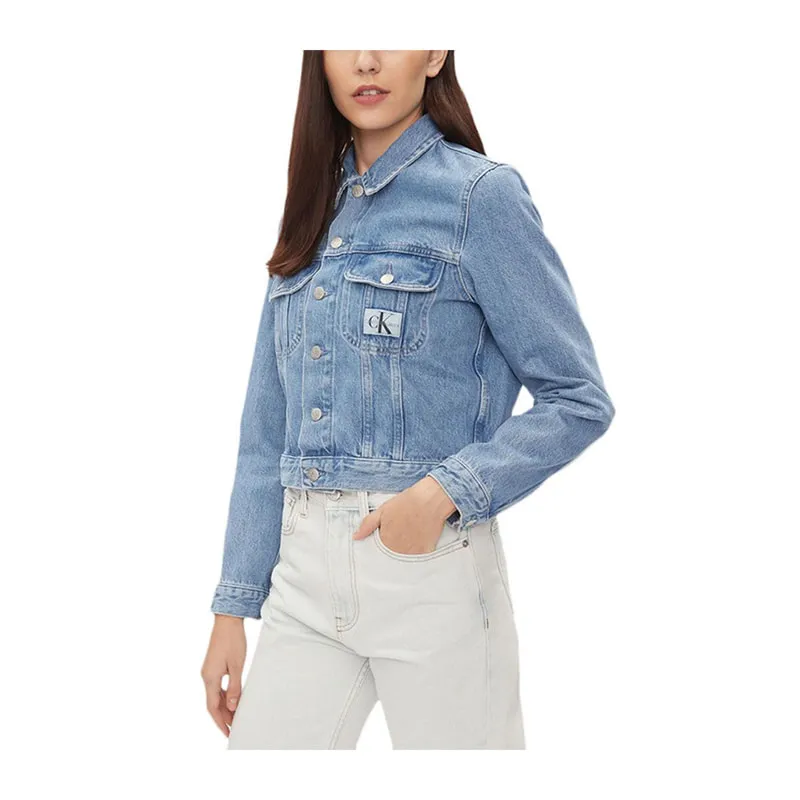 Cropped denim jacket