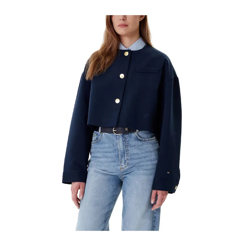 Crop blazer
