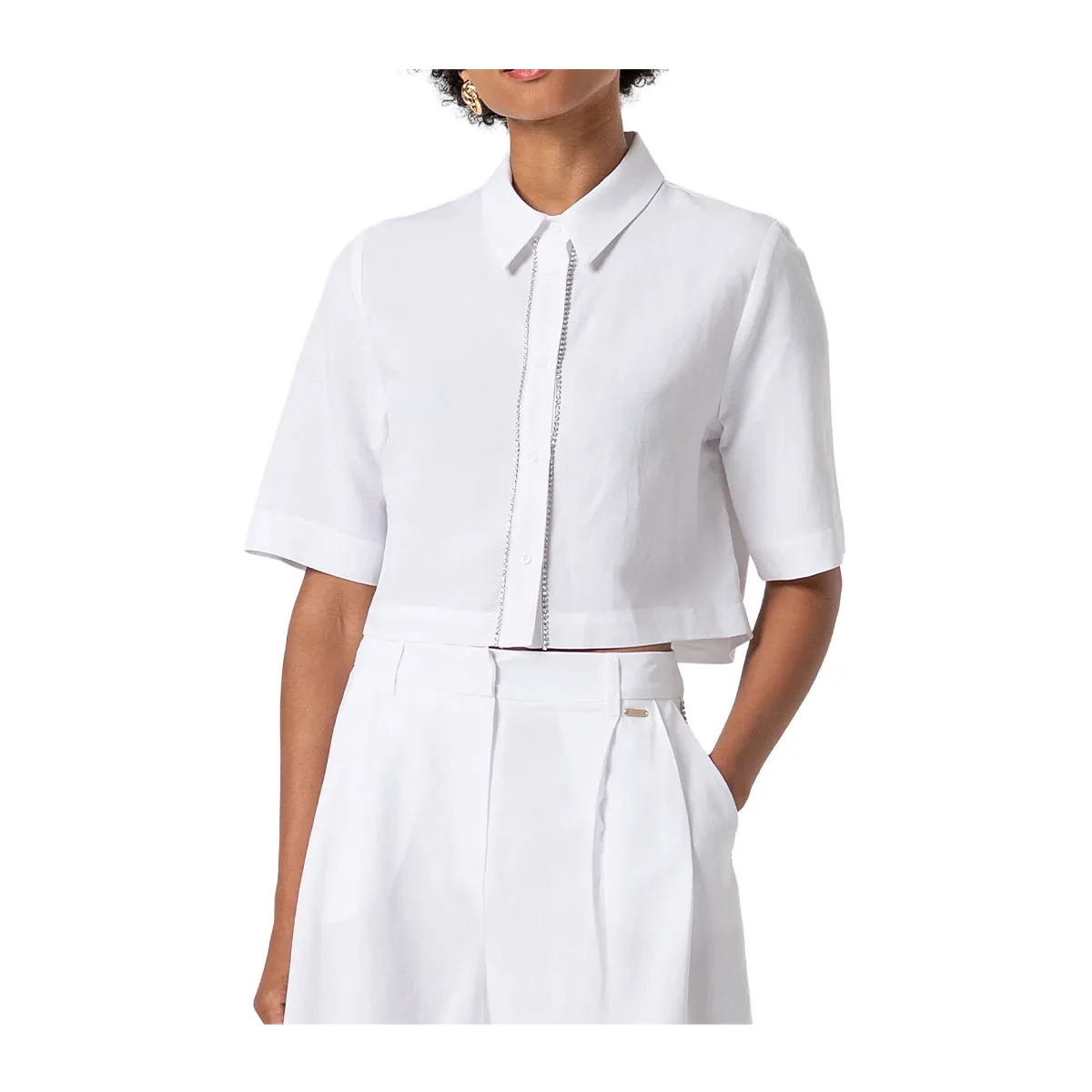 Cropped shirt