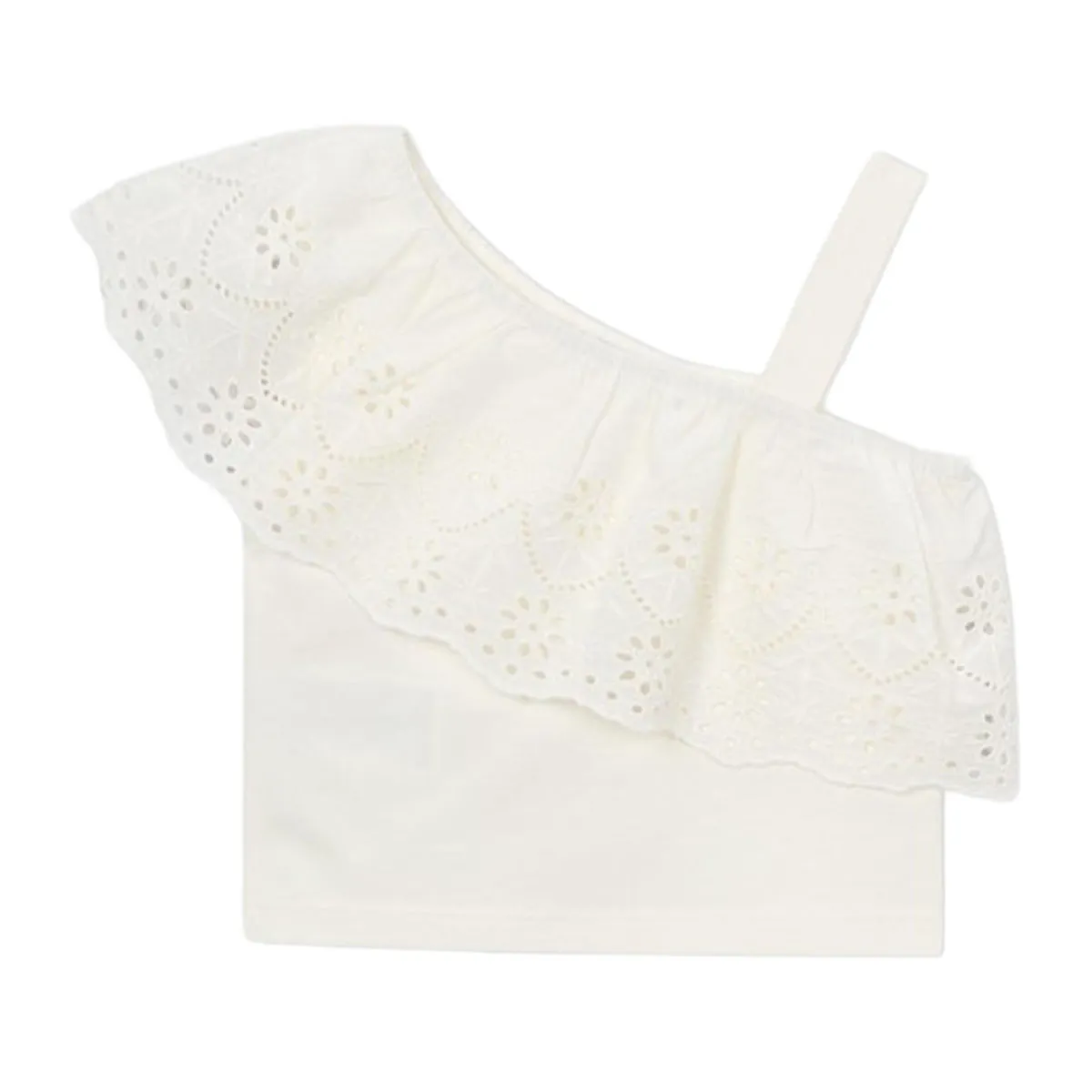 Kid's cropped sleeveless blouse