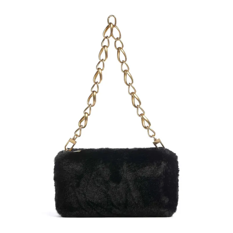Cuddles Γυναικείο faux fur clutch τσαντάκι