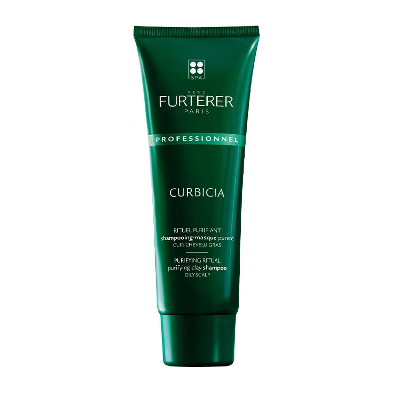 Curbicia Shampoo - Cleansing Mask for Oily Hair with Absorbent Clay