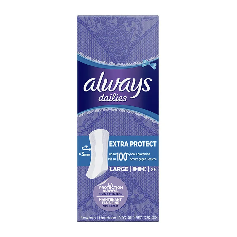 Dailies Extra Protect Large  Daily Liners
