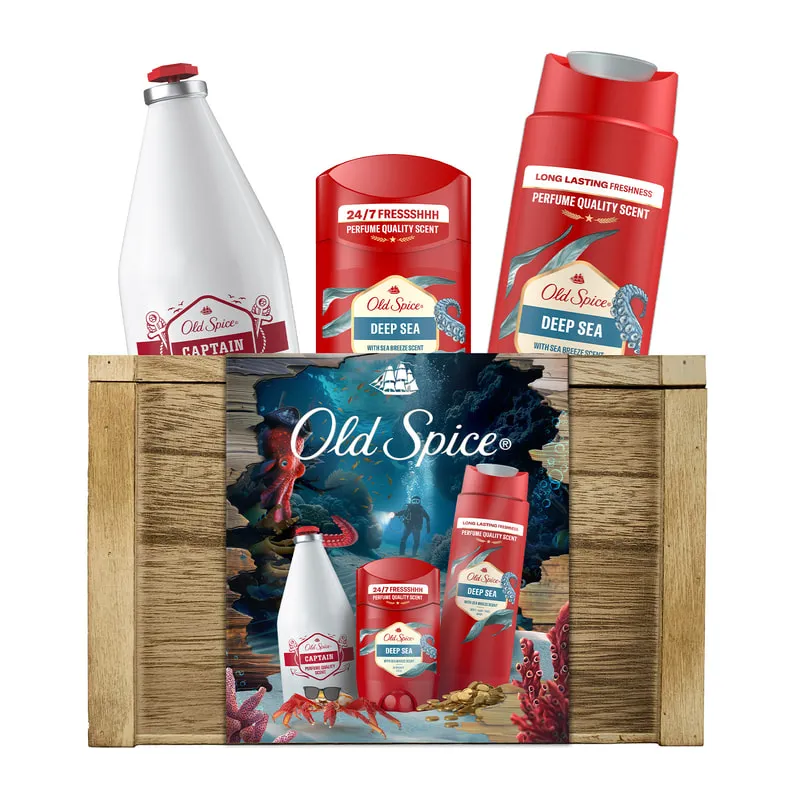 Gift Set With Deodorant Stick, Shower Gel & Aftershave Lotion