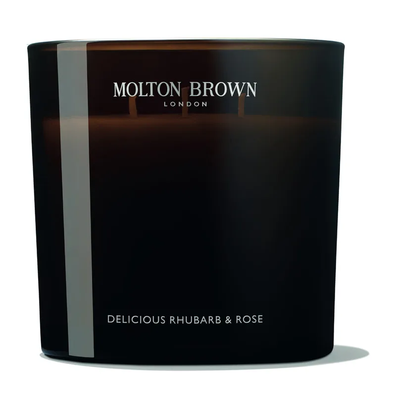 Delicious Rhubarb & Rose Luxury Candle