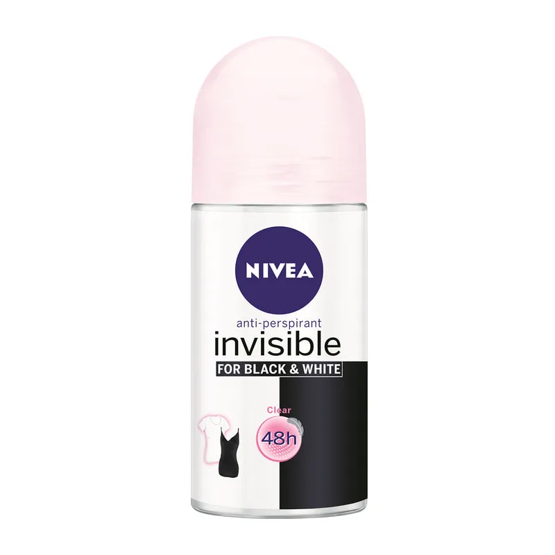 Deo Black&White Clear Invisible Roll-On Γυναικείο
