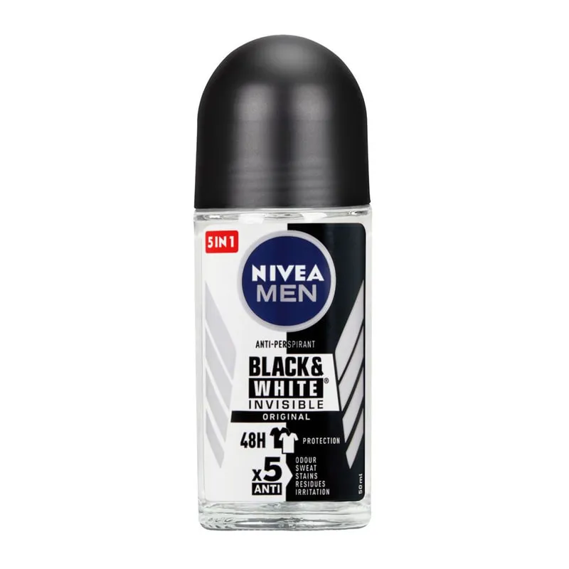 Deo Male Black & White Power Invisible Roll-on