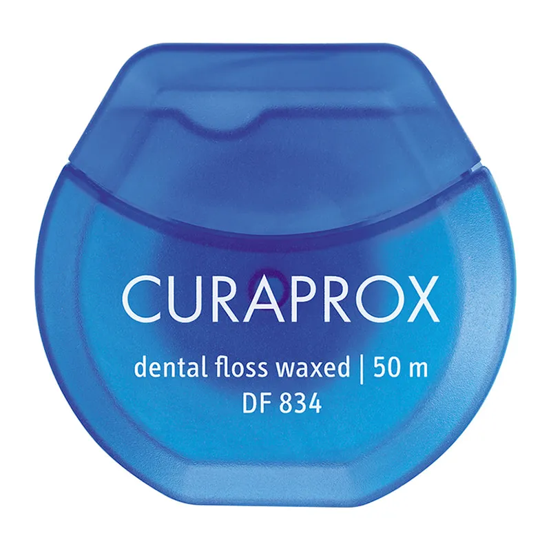 DF 834 Waxed Dental Floss Mint Flavour - 50m