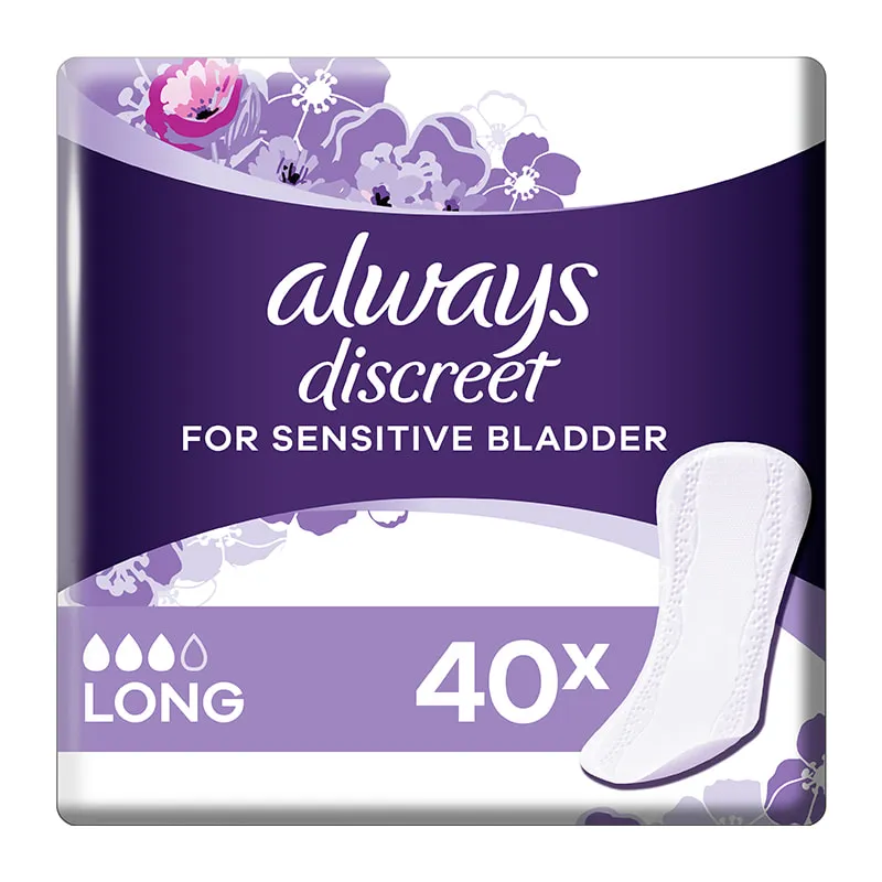 Discreet Incontinence Liners Long