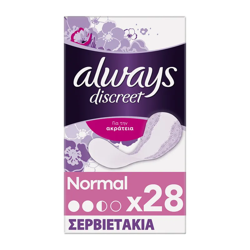 Discreet Incontinence Liners Normal