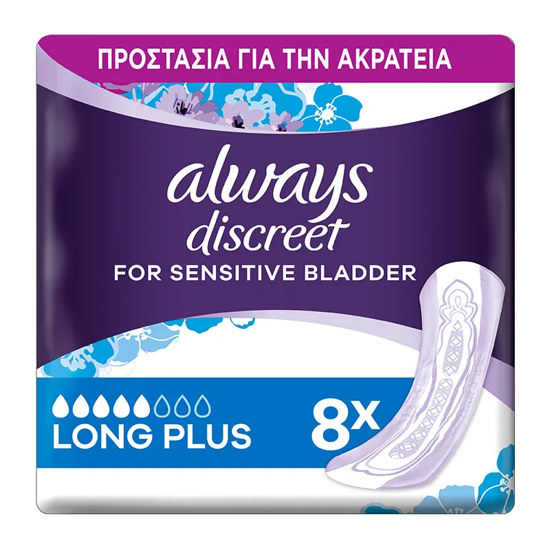 Discreet Incontinence Pads Plus Long Plus