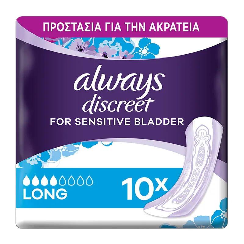 Discreet Incontinence Pads Plus Long