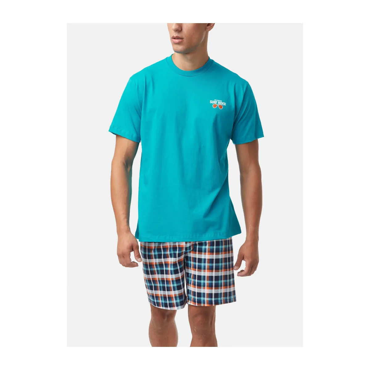 Dog surfer short sleeve pyjama set