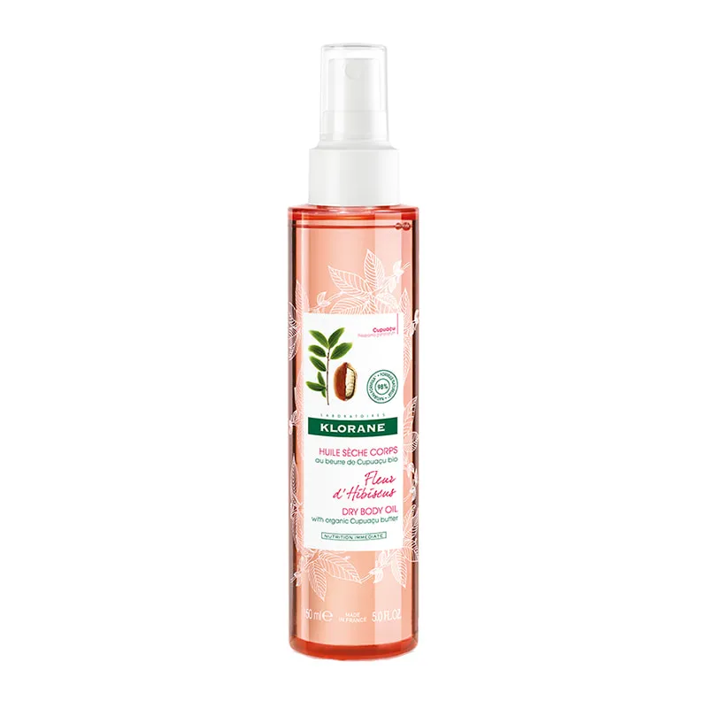 Dry Body Oil with Hibiscus Flower