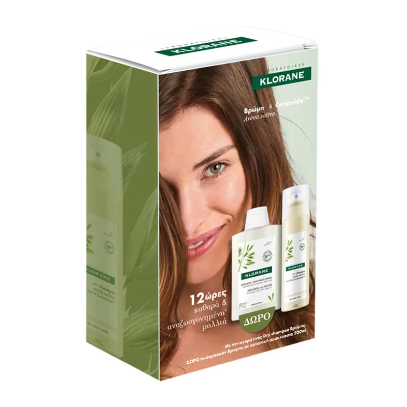 Dry Shampoo With Oat & Ceramides For Oily Hair & Gift Oat Shampoo