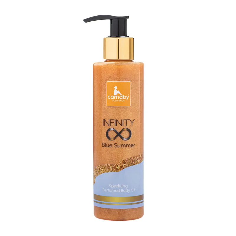 Dry Sparkling Body Oil Blue Summer