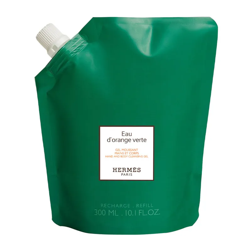 Eau D'Orange Verte, hand and body cleansing gel refill