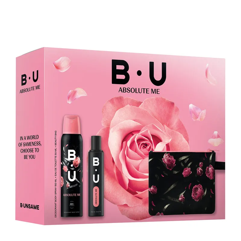 Eau De Toilette, Deodorant Spray Absolute Me & Beauty Bag