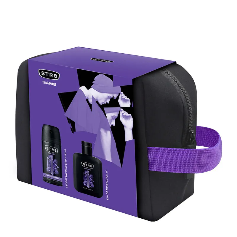 Eau De Toilette, Deodorant Spray Game & Beauty Bag