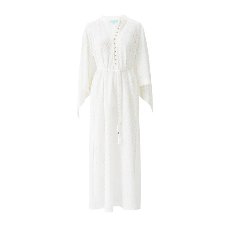 Edie White Kaftan